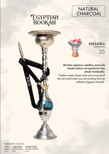 EGYPTİAN HOOKAH Keramika
