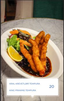 KRAL KREVETLƏRİ TEMPURA