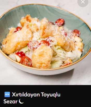 SEZAR TEMPURA KREVET İLƏ